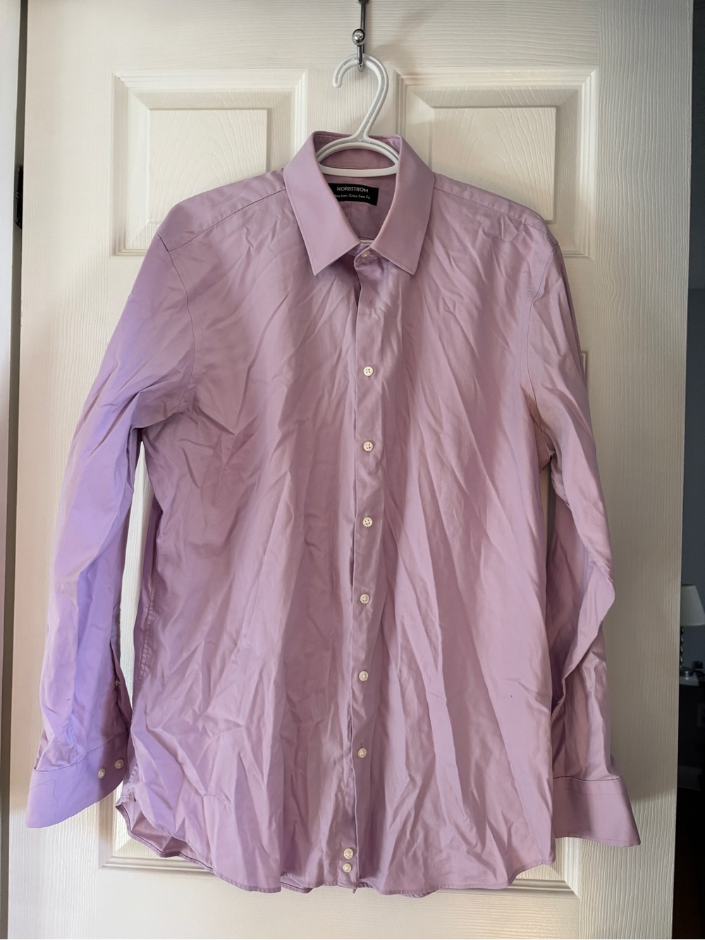 Nordstrom Lavender Button-Down Dress Shirt